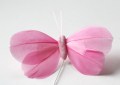 Veren vlinder roze 207494